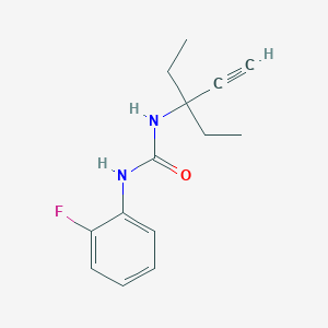 1-(3-Ethylpent-1-yn-3-yl)-3-(2-fluorophenyl)urea