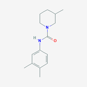 N-(3,4-dimethylphenyl)-3-methylpiperidine-1-carboxamide