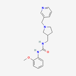 N-(2-methoxyphenyl)-N'-{[1-(pyridin-3-ylmethyl)pyrrolidin-3-yl]methyl}urea