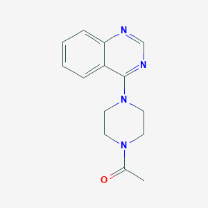 molecular formula C14H16N4O B5279481 4-(4-acetyl-1-piperazinyl)quinazoline 