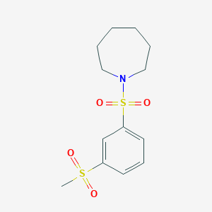 1-{[3-(methylsulfonyl)phenyl]sulfonyl}azepane