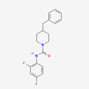 molecular formula C19H20F2N2O B5279632 4-benzyl-N-(2,4-difluorophenyl)piperidine-1-carboxamide 