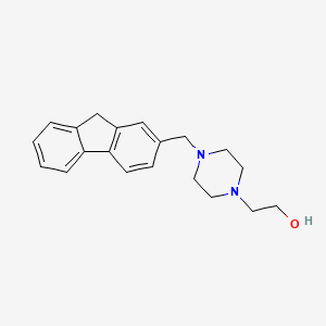 molecular formula C20H24N2O B5279641 2-[4-(9H-fluoren-2-ylmethyl)piperazin-1-yl]ethanol 