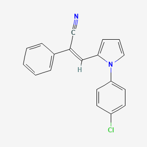 (Z)-2-[1-(4-CHLOROPHENYL)-1H-PYRROL-2-YL]-1-PHENYL-1-ETHENYL CYANIDE