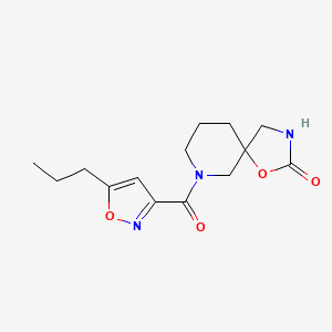 7-[(5-propyl-3-isoxazolyl)carbonyl]-1-oxa-3,7-diazaspiro[4.5]decan-2-one