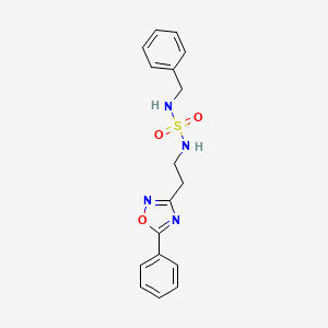 N-benzyl-N'-[2-(5-phenyl-1,2,4-oxadiazol-3-yl)ethyl]sulfamide