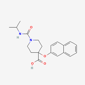 1-[(isopropylamino)carbonyl]-4-(2-naphthyloxy)-4-piperidinecarboxylic acid