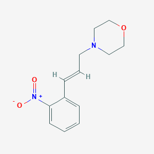 4-[(E)-3-(2-nitrophenyl)prop-2-enyl]morpholine