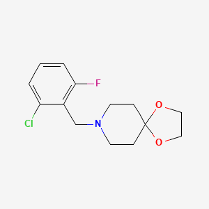 8-(2-chloro-6-fluorobenzyl)-1,4-dioxa-8-azaspiro[4.5]decane