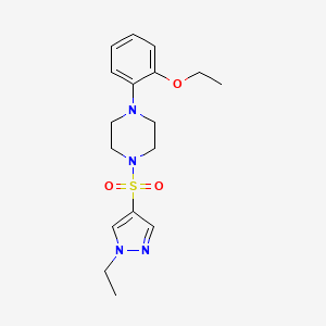 1-(2-ethoxyphenyl)-4-[(1-ethyl-1H-pyrazol-4-yl)sulfonyl]piperazine