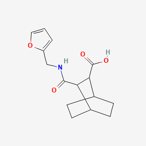 3-[(Furan-2-ylmethyl)carbamoyl]bicyclo[2.2.2]octane-2-carboxylic acid