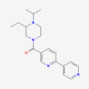 5-[(3-ethyl-4-isopropylpiperazin-1-yl)carbonyl]-2,4'-bipyridine