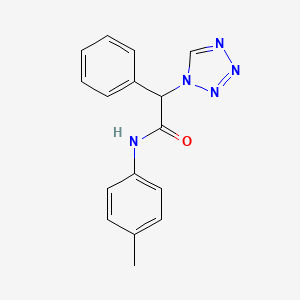 N-(4-methylphenyl)-2-phenyl-2-(1H-tetrazol-1-yl)acetamide