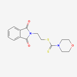 2-(1,3-dioxo-1,3-dihydro-2H-isoindol-2-yl)ethyl 4-morpholinecarbodithioate