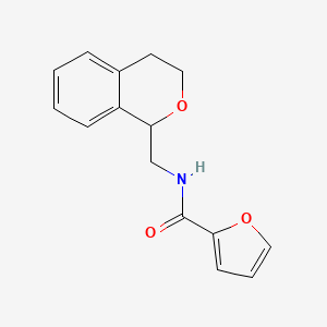 molecular formula C15H15NO3 B5280453 N-(Isochroman-1-ylmethyl)-2-furamide 