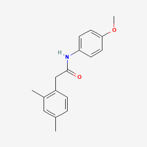 molecular formula C17H19NO2 B5280473 2-(2,4-dimethylphenyl)-N-(4-methoxyphenyl)acetamide 