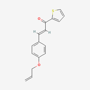 (E)-3-(4-prop-2-enoxyphenyl)-1-thiophen-2-ylprop-2-en-1-one