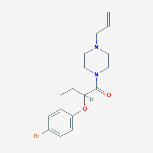 2-(4-Bromophenoxy)-1-[4-(prop-2-en-1-yl)piperazin-1-yl]butan-1-one