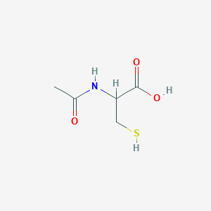 molecular formula C5H9NO3S B052807 N-アセチル-DL-システイン CAS No. 7218-04-4