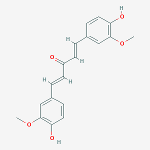 molecular formula C19H18O5 B528071 (1E,4E)-1,5-bis(4-hydroxy-3-methoxyphenyl)penta-1,4-dien-3-one 