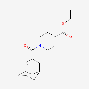 ethyl 1-(1-adamantylcarbonyl)-4-piperidinecarboxylate