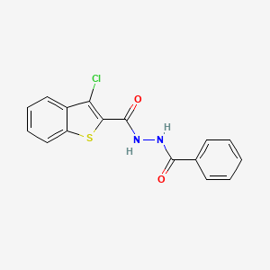 N'-benzoyl-3-chloro-1-benzothiophene-2-carbohydrazide