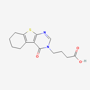 4-(4-oxo-5,6,7,8-tetrahydro[1]benzothieno[2,3-d]pyrimidin-3(4H)-yl)butanoic acid