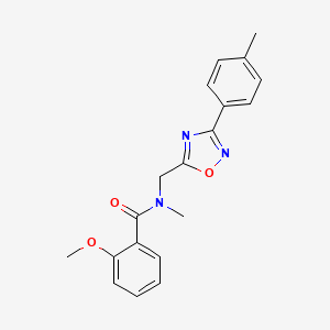 2-methoxy-N-methyl-N-{[3-(4-methylphenyl)-1,2,4-oxadiazol-5-yl]methyl}benzamide