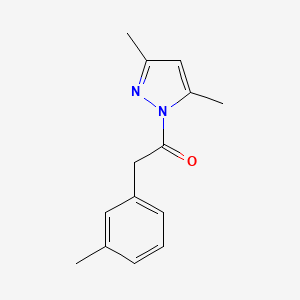 3,5-dimethyl-1-[(3-methylphenyl)acetyl]-1H-pyrazole