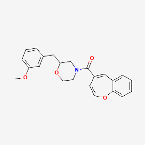 4-(1-benzoxepin-4-ylcarbonyl)-2-(3-methoxybenzyl)morpholine