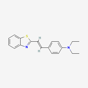 4-[2-(1,3-benzothiazol-2-yl)vinyl]-N,N-diethylaniline