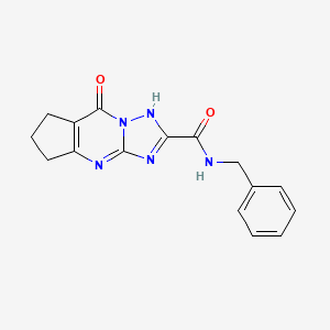 N-benzyl-8-oxo-5,6,7,8-tetrahydro-4H-cyclopenta[d][1,2,4]triazolo[1,5-a]pyrimidine-2-carboxamide