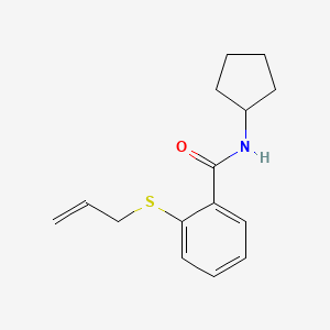 2-(allylthio)-N-cyclopentylbenzamide