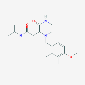 N-isopropyl-2-[1-(4-methoxy-2,3-dimethylbenzyl)-3-oxo-2-piperazinyl]-N-methylacetamide