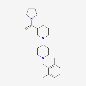 1'-(2,6-dimethylbenzyl)-3-(pyrrolidin-1-ylcarbonyl)-1,4'-bipiperidine