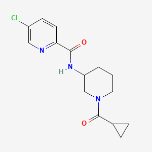 5-chloro-N-[1-(cyclopropylcarbonyl)piperidin-3-yl]pyridine-2-carboxamide