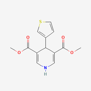 dimethyl 4-(3-thienyl)-1,4-dihydro-3,5-pyridinedicarboxylate