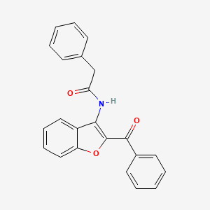 N-(2-benzoyl-1-benzofuran-3-yl)-2-phenylacetamide