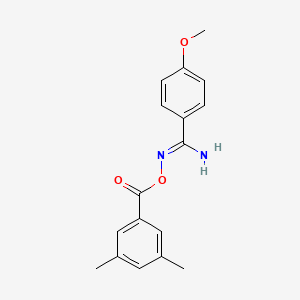 [(Z)-[amino-(4-methoxyphenyl)methylidene]amino] 3,5-dimethylbenzoate