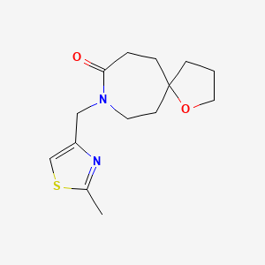 8-[(2-methyl-1,3-thiazol-4-yl)methyl]-1-oxa-8-azaspiro[4.6]undecan-9-one