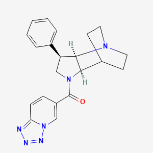 [(2R,3R,6R)-3-phenyl-1,5-diazatricyclo[5.2.2.02,6]undecan-5-yl]-(tetrazolo[1,5-a]pyridin-6-yl)methanone