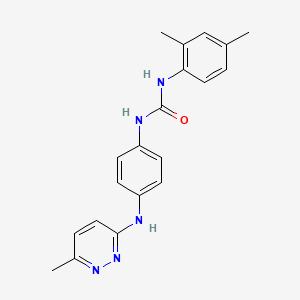 N-(2,4-dimethylphenyl)-N'-{4-[(6-methyl-3-pyridazinyl)amino]phenyl}urea