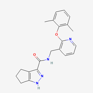 N-{[2-(2,6-dimethylphenoxy)pyridin-3-yl]methyl}-1,4,5,6-tetrahydrocyclopenta[c]pyrazole-3-carboxamide