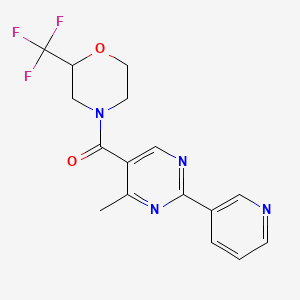 4-[(4-methyl-2-pyridin-3-ylpyrimidin-5-yl)carbonyl]-2-(trifluoromethyl)morpholine