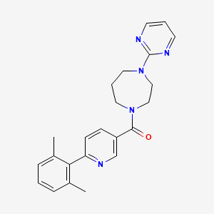 1-{[6-(2,6-dimethylphenyl)pyridin-3-yl]carbonyl}-4-pyrimidin-2-yl-1,4-diazepane