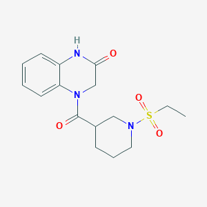 4-{[1-(ethylsulfonyl)-3-piperidinyl]carbonyl}-3,4-dihydro-2(1H)-quinoxalinone