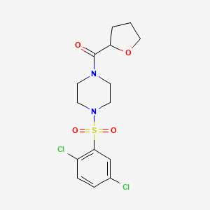 1-[(2,5-dichlorophenyl)sulfonyl]-4-(tetrahydro-2-furanylcarbonyl)piperazine