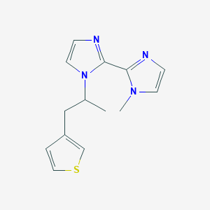 1-methyl-1'-[1-methyl-2-(3-thienyl)ethyl]-1H,1'H-2,2'-biimidazole