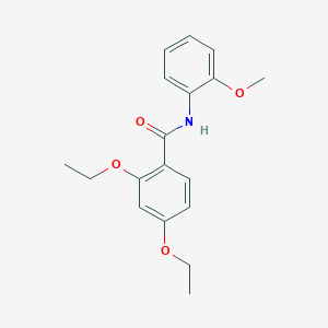 molecular formula C18H21NO4 B5282207 2,4-diethoxy-N-(2-methoxyphenyl)benzamide 