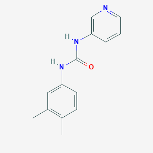 molecular formula C14H15N3O B5282215 1-(3,4-Dimethylphenyl)-3-pyridin-3-ylurea 